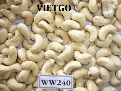 xuất khẩu hạt điều việt nam